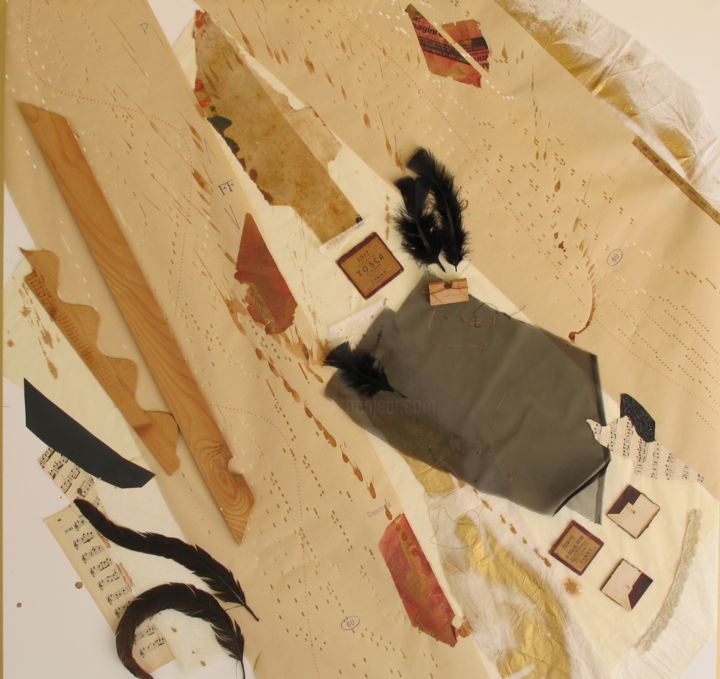 Collages intitolato "Sinestesia" da Gabriella Porpora, Opera d'arte originale, Collages