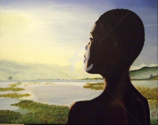 Peinture intitulée "Mirando hacia Europa" par Gabriel Mir, Œuvre d'art originale, Huile