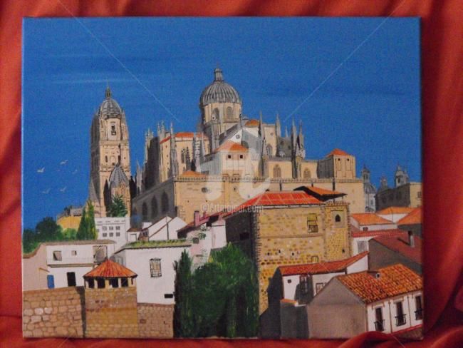 Pintura titulada "Salamanca" por Gabriel Mir, Obra de arte original