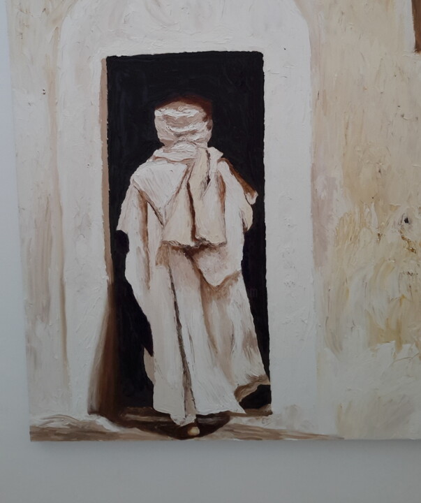 Painting titled "bedouin" by Gaby C., Original Artwork, Oil