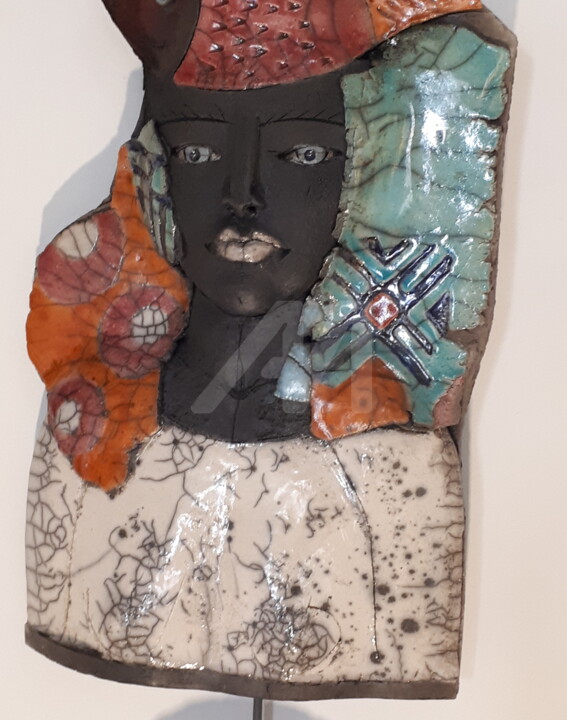 Sculpture titled "Travel Companion -…" by Gaby Pühmeyer, Original Art, Ceramics