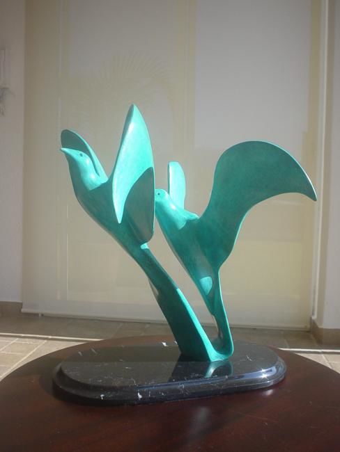 Sculpture intitulée "" LAS GAVIOTAS "" par Gabriela Iñiguez Snyder, Œuvre d'art originale,