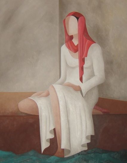 Pintura titulada "El Descanso" por Maria Gabriela Sudiro, Obra de arte original