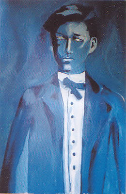 Peinture intitulée "Rimbaud" par Gael Toutain, Œuvre d'art originale