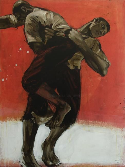 Painting titled "Résistance" by Gaele Flao, Original Artwork