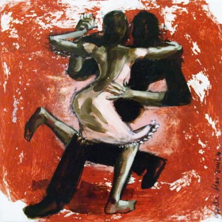 Peinture intitulée "Salsa" par Gaele Flao, Œuvre d'art originale