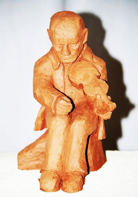 Sculpture titled "LE VIOLONISTE" by Dupuis Gaetan, Original Artwork