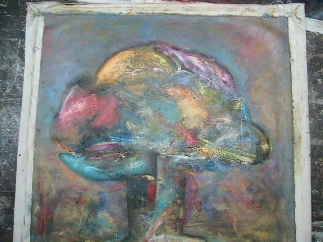 Pintura titulada "Arbolcan" por Denis Nuñez, Obra de arte original