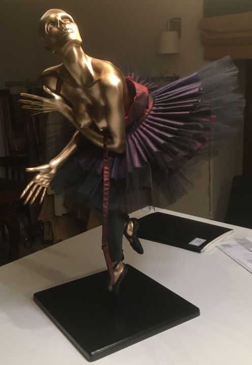 Sculpture intitulée "La ballerine au tutu" par Thierry Ligismond, Œuvre d'art originale