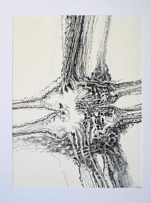 Dessin intitulée "Articulation réseau" par Jean Kerinvel, Œuvre d'art originale, Autre