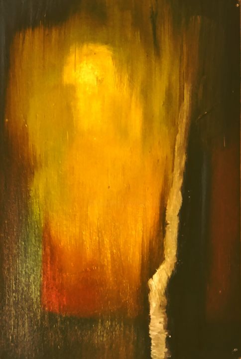 Malerei mit dem Titel "В майский вечер -2" von Galina Gonharova, Original-Kunstwerk, Öl