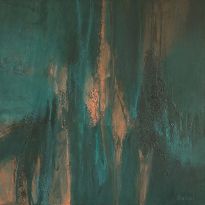 Картина под названием "Imperfect 5" - Galina Bayda, Подлинное произведение искусства, Акрил Установлен на Деревянная рама дл…