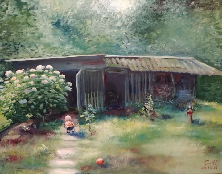 Painting titled "img-20181223-183422…" by Galina Morozova, Original Art, Oil