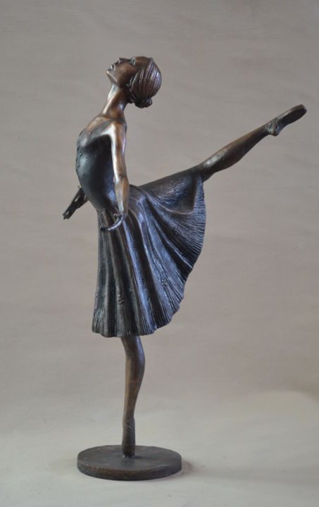 Rzeźba zatytułowany „Эсмеральда” autorstwa Анатолий Медведев, Oryginalna praca, Brąz