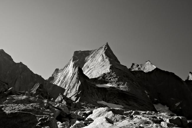 PIZZO BADILE (Suisse/Italie) - Photography, 60x80 cm ©2009 by Pierre VALLET -
