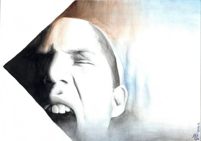 Painting titled "How are YOU?/Assimi…" by Gallus Balogh, Original Art,