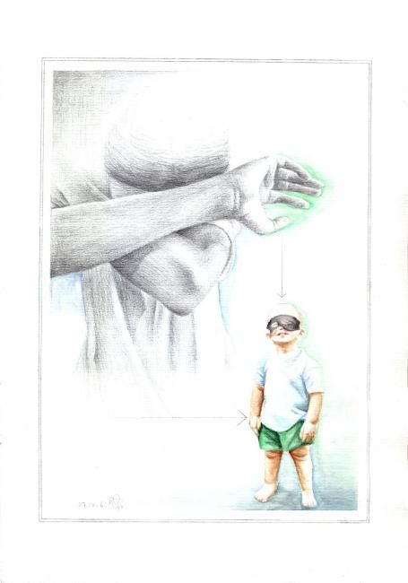 Painting titled "The hero" by Gallus Balogh, Original Art,