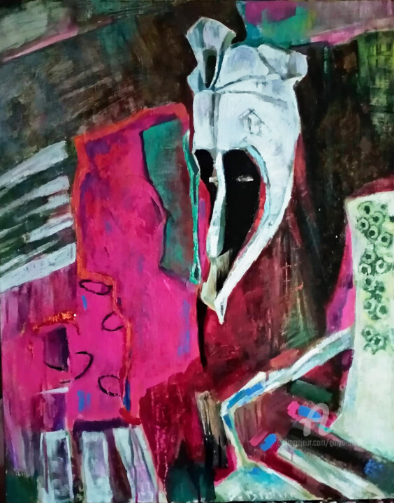 Schilderij getiteld "Still life with   a…" door Galya Didur, Origineel Kunstwerk, Acryl