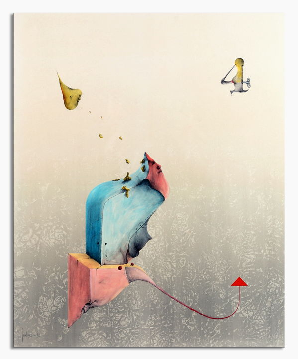 印花与版画 标题为“VIAGGIO N. 9” 由Artegambasin, 原创艺术品, 数字打印