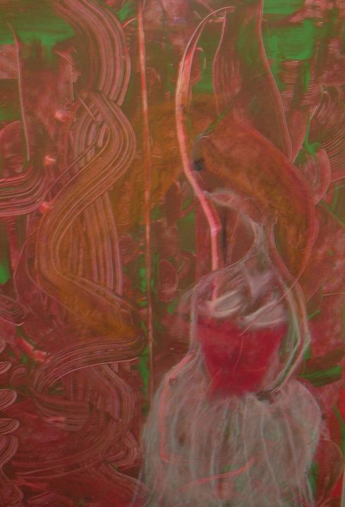 Peinture intitulée "danse.jpg" par Gamou, Œuvre d'art originale