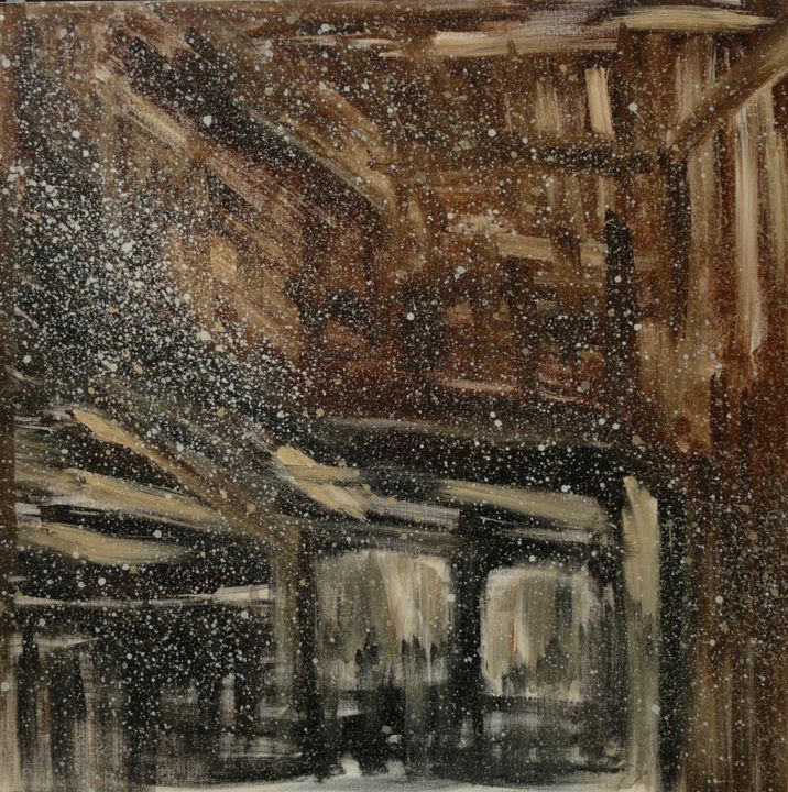 Pittura intitolato "Inside" da Gand, Opera d'arte originale, Acrilico