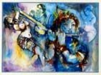 Painting titled "Painting of Lord Kr…" by Ganesha, Original Artwork, Oil