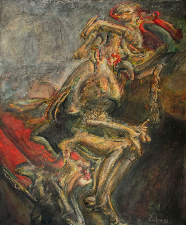 Painting titled "Replica - Peter Pau…" by Gani, Original Artwork, Acrylic