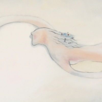 Peinture intitulée "____uA-_______i__Ea…" par Gao Jié, Œuvre d'art originale,