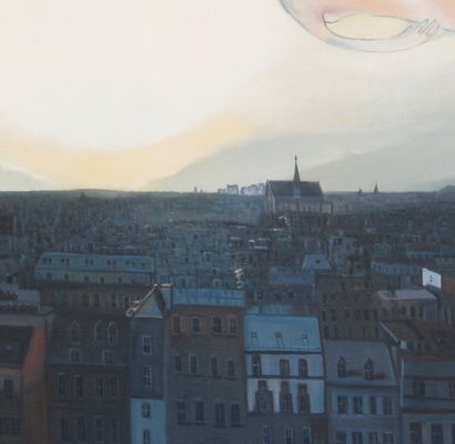 Peinture intitulée "____uA-_______i__Ea…" par Gao Jié, Œuvre d'art originale,