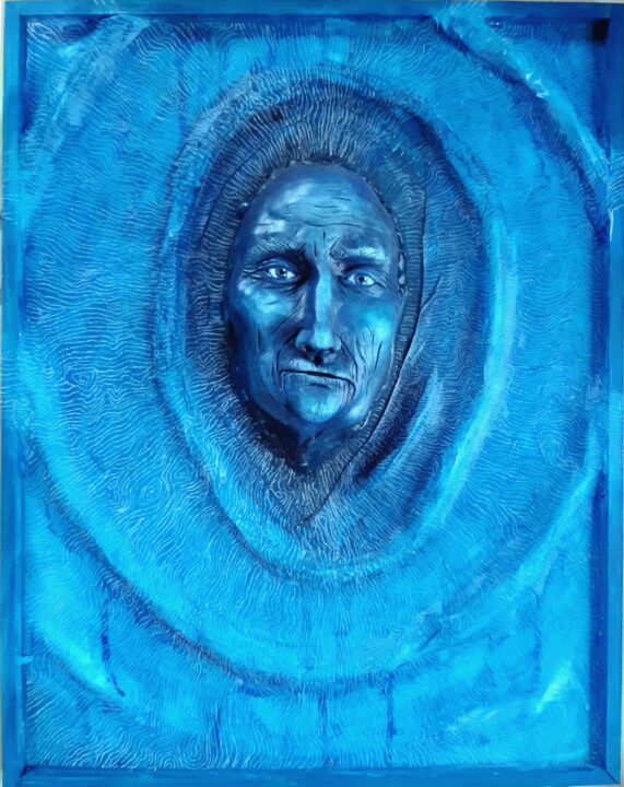 Escultura titulada "Oréole" por Elodie Bedon (Garance Be.), Obra de arte original, Arcilla Montado en Bastidor de camilla de…