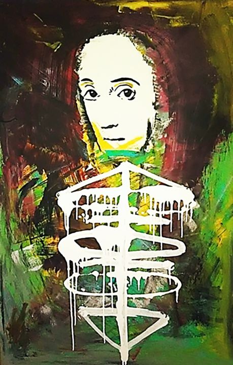 Peinture intitulée "Confusion" par Garcia Buccio, Œuvre d'art originale, Acrylique Monté sur Autre panneau rigide