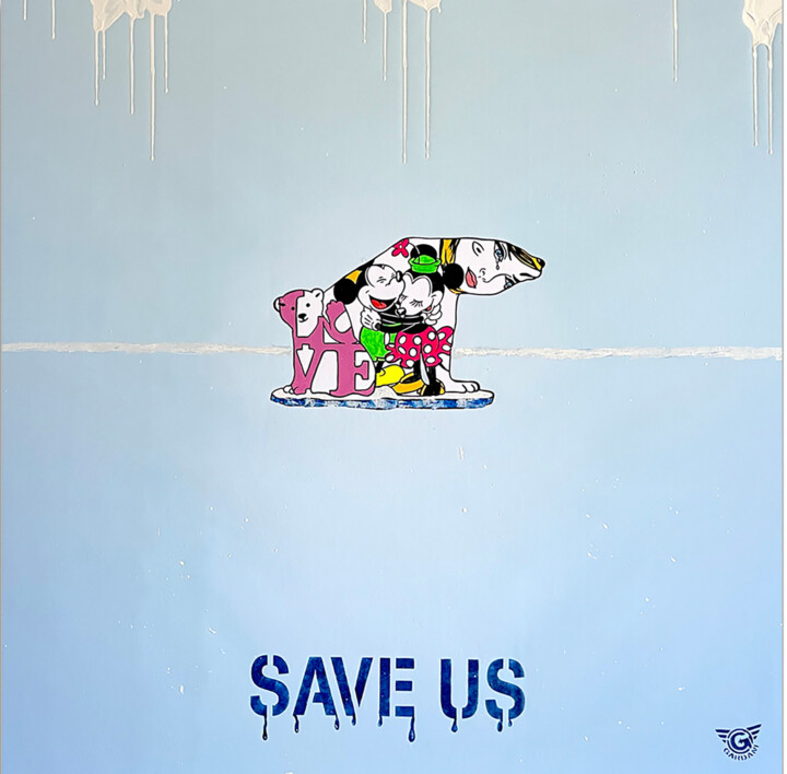 Peinture intitulée "Save Us" par Gardani, Œuvre d'art originale, Huile