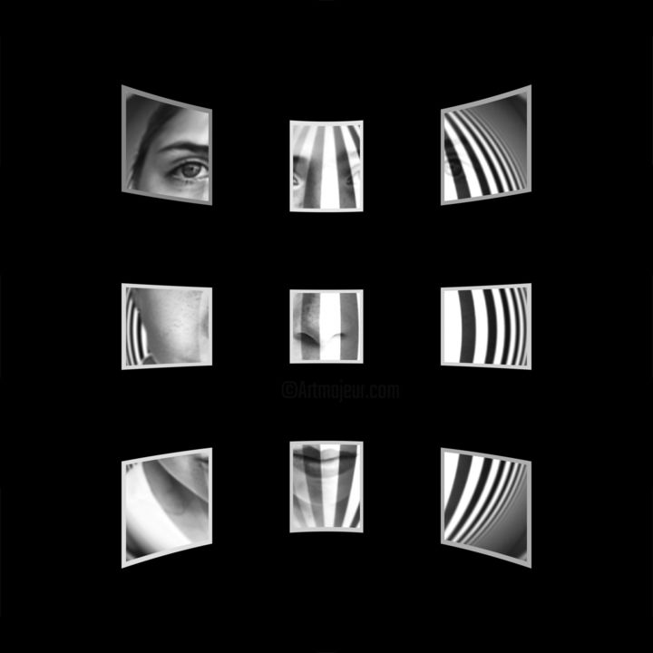 Photographie intitulée "Fragments of my mind" par Gareth P Jones, Œuvre d'art originale, Photographie numérique