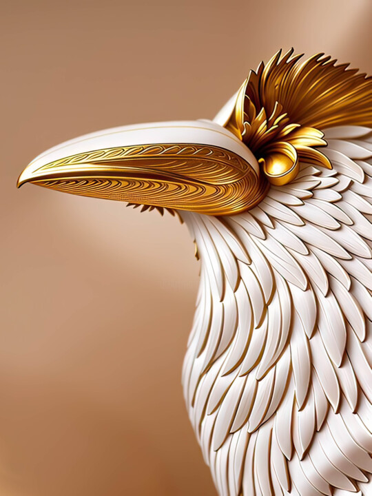Digital Arts με τίτλο "The Raven King" από Gareth P Jones, Αυθεντικά έργα τέχνης, 2D ψηφιακή εργασία