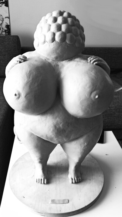Sculpture intitulée "Venus" par Гарик Куба, Œuvre d'art originale, Pâte polymère