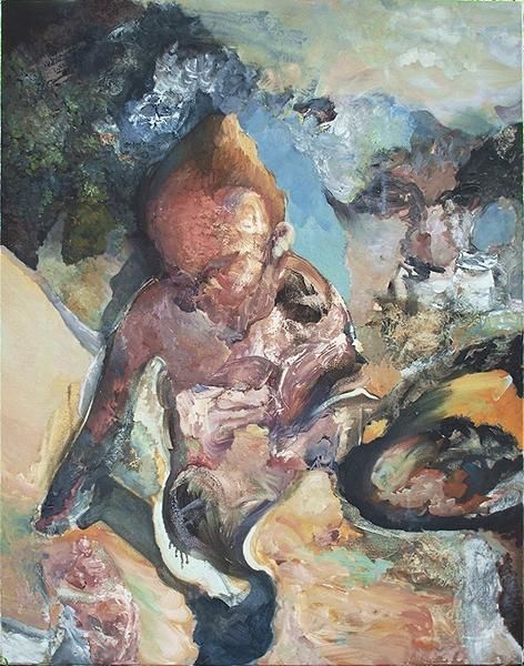 Painting titled "Survivalism" by Naïko, Original Artwork