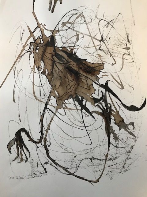 Peinture intitulée "NATURE 3" par Garri.D, Œuvre d'art originale, Encre