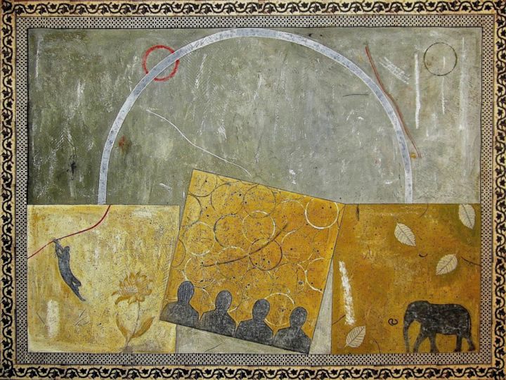 Painting titled "libgar-150-x-200-cm…" by G A R T N E R, Original Art, Acrylic