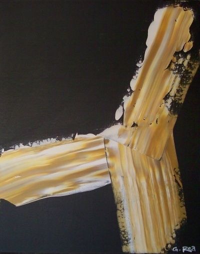 Painting titled "Triad" by Gary Rea, Original Art,