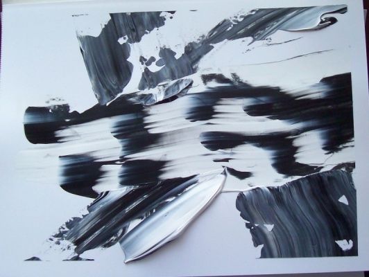 Painting titled "90108" by Gary Rea, Original Art,