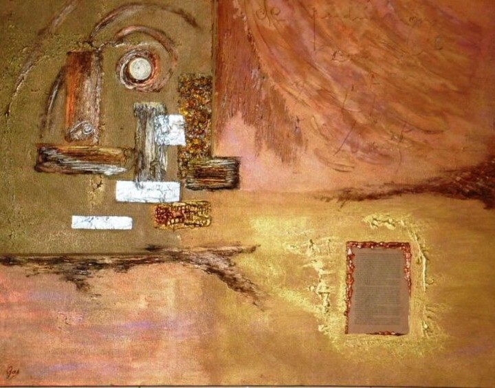 Peinture intitulée "L'Homme borgne" par Gas, Œuvre d'art originale, Huile