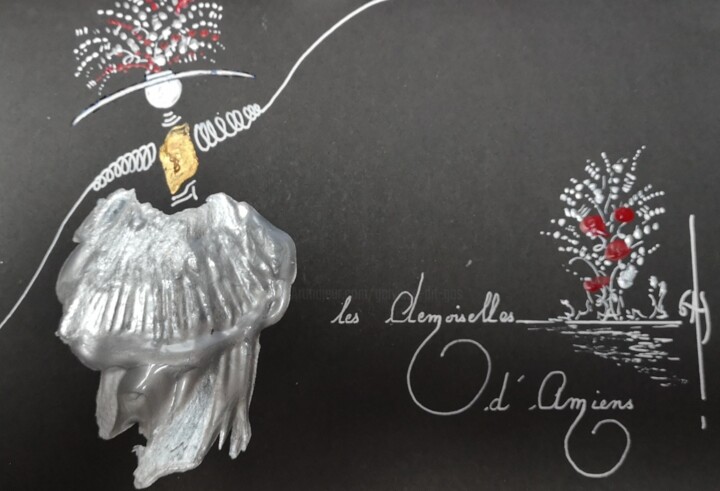 Pintura titulada "Les Demoiselles d'A…" por Gas, Obra de arte original, Acrílico