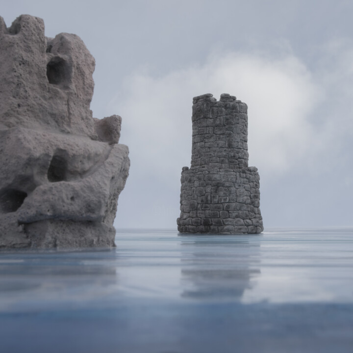 Photographie intitulée "Ruines 3" par Gaspard De Gouges, Œuvre d'art originale, Photographie numérique