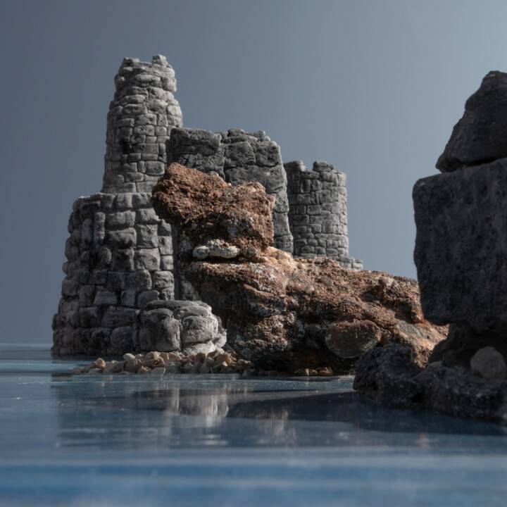 Photographie intitulée "Mediterranée 16" par Gaspard De Gouges, Œuvre d'art originale, Photographie numérique