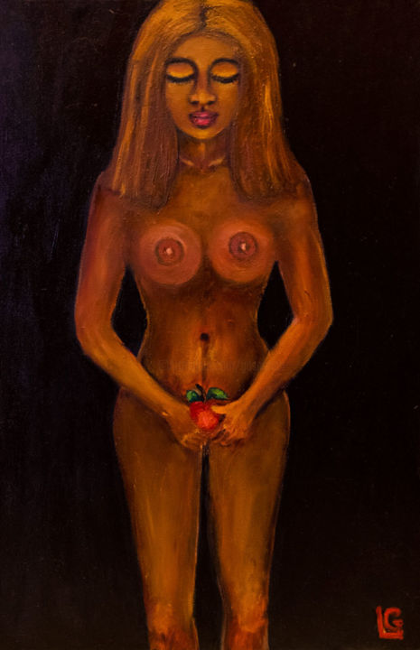 Painting titled "The Bride" by Gasparian, Original Art, Oil