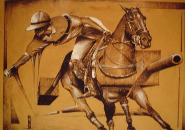 Drawing titled "Polo cajon" by Alejandro Maass, Original Artwork