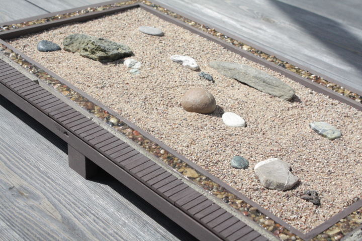 Инсталляция под названием "Садик камней. Rock…" - Владимир Гац, Подлинное произведение искусства, Искусство инсталляции