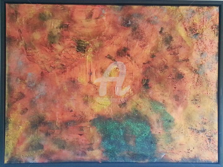 Pintura titulada "Autumni" por Gauchepatte, Obra de arte original, Acrílico
