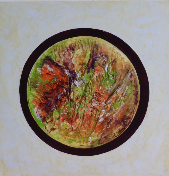 Painting titled "SATORI AUTOMNE" by Maryse Heller, Original Art, Acrylic
