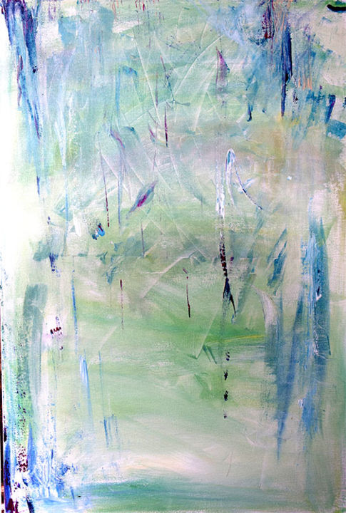 Painting titled "Air" by Isabelle Gauvin, Original Artwork, Acrylic